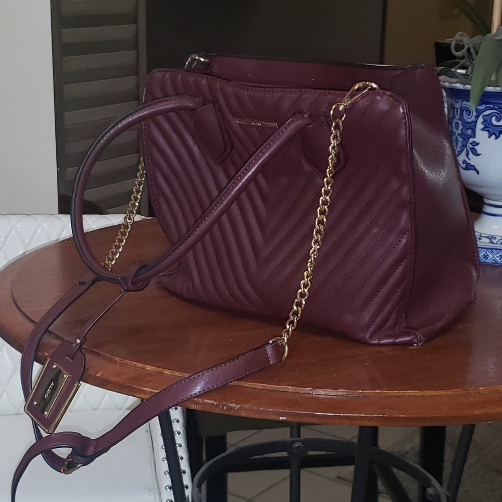 Aldo burgundy purse